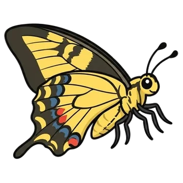 Sticker of Androgeus swallowtail