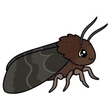 Sticker of Arcigera flower moth