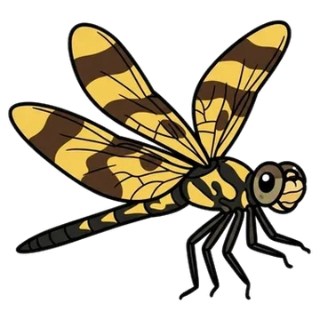 Sticker of Banded pennant
