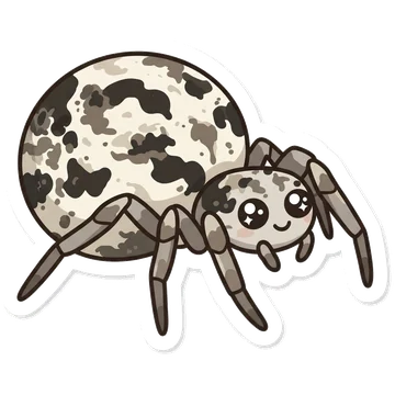 Sticker of Bird-dropping spider