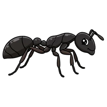 Sticker of Black slender ant