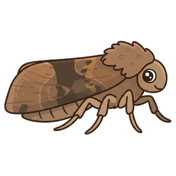 Sticker of Bronzed cutworm moth