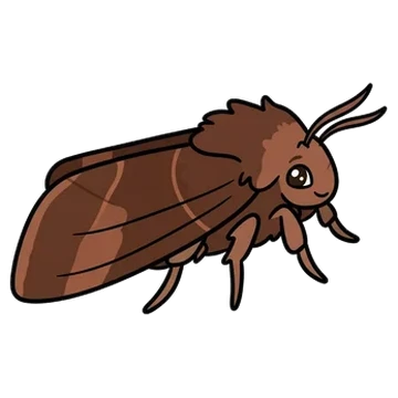 Sticker of Brown rustic