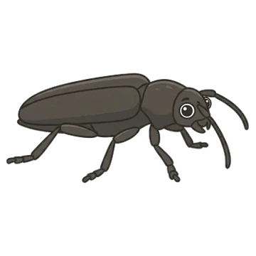 Sticker of Burnt pine longhorn