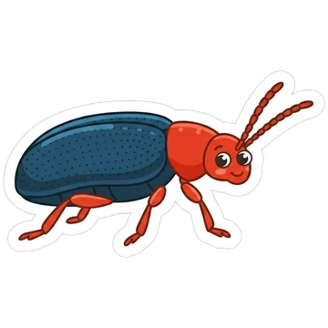 Sticker of Cereal leaf beetle