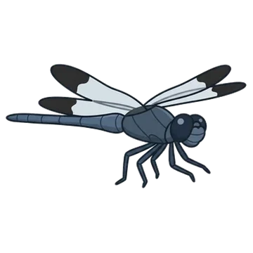 Sticker of Charcoal-winged percher