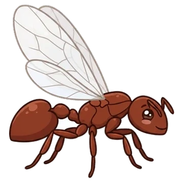 Sticker of Cherry acrobat ant