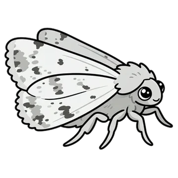 Sticker of Clouded silver