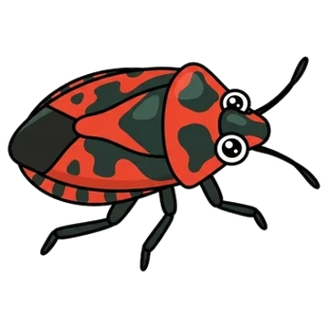 Sticker of Cruciferous bug