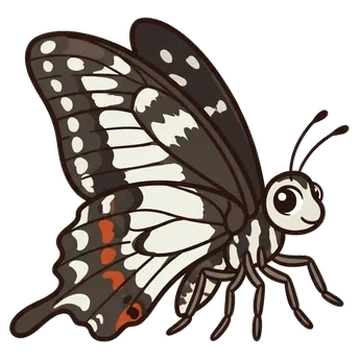 Sticker of Dainty swallowtail