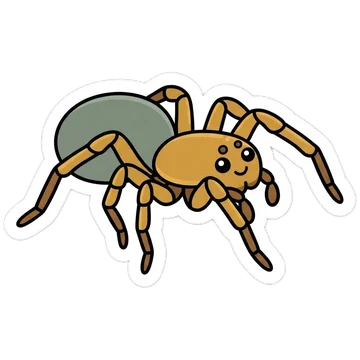 Sticker of Diving bell spider