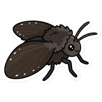 Sticker of Drain fly