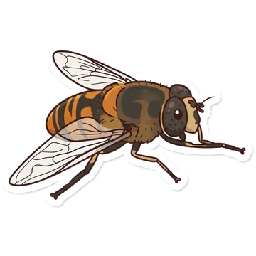 Sticker of Drone fly