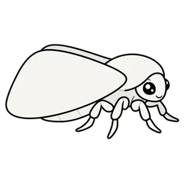 Sticker of Elm spanworm moth
