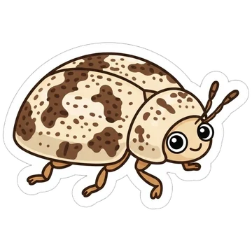Sticker of Eucalyptus tortoise beetle