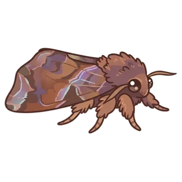 Sticker of Florida fern moth