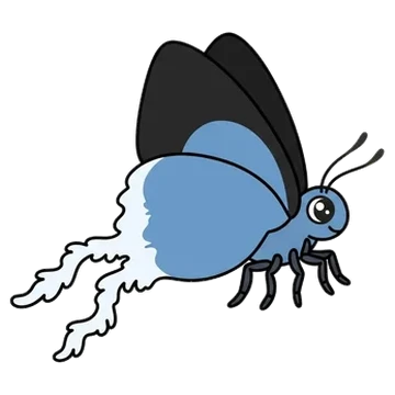 Sticker of Fluffy tit