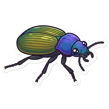 Sticker of Forest caterpillar hunter