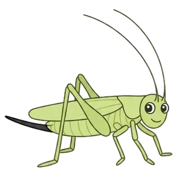 Sticker of Four-spotted tree cricket