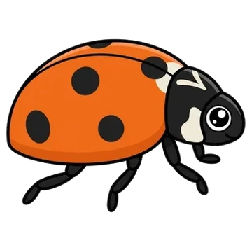 Sticker of Glacial lady beetle