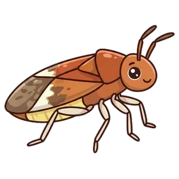 Sticker of Hazel bug