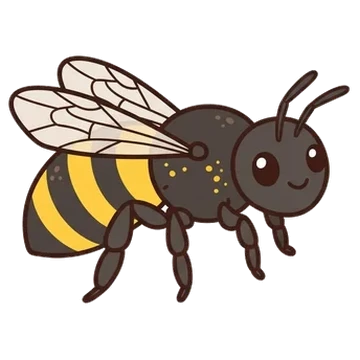 Sticker of Horn-faced leafcutter bee