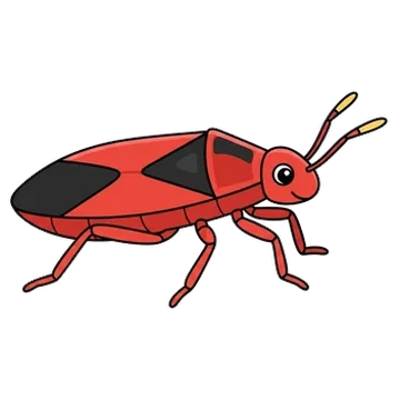 Sticker of Indian red bug