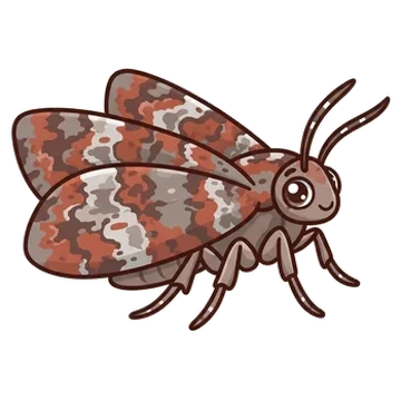 Sticker of July highflyer moth