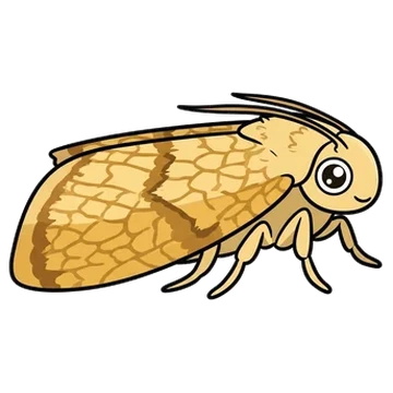 Sticker of Maple leaftier moth