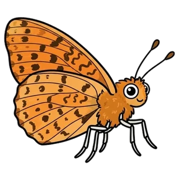 Sticker of Marbled fritillary
