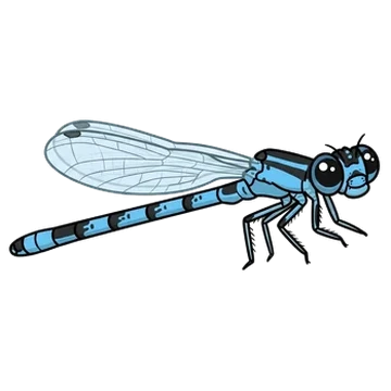 Sticker of Marsh bluet