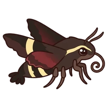 Sticker of Nessus sphinx