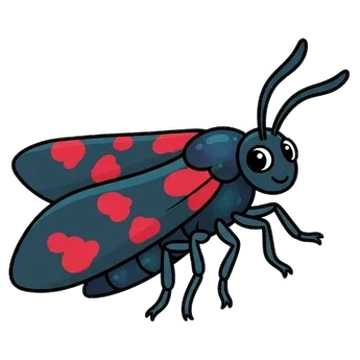 Sticker of New Forest burnet