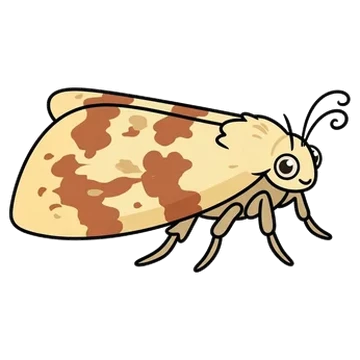 Sticker of Oak leafshredder moth