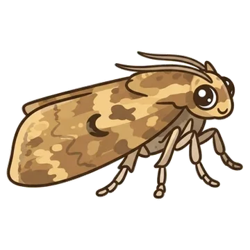 Sticker of Old World webworm