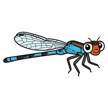 Sticker of Orange-faced sprite