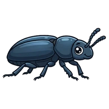 Sticker of Oregon stag beetle