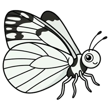 Sticker of Pine white