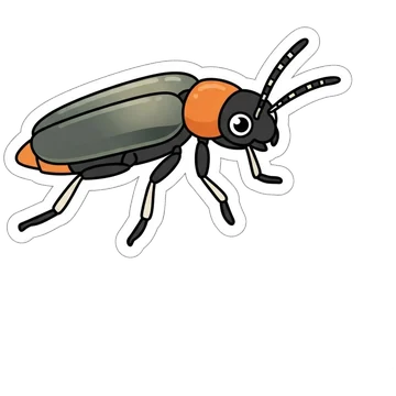 Sticker of Plague soldier beetle
