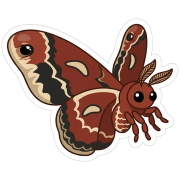 Kleeps: Promethea silkmoth