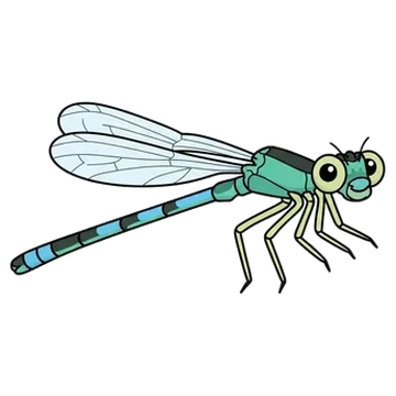 Sticker of Rainbow bluet