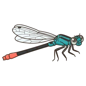 Sticker of Red-tipped shadefly
