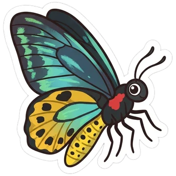 Sticker of Richmond birdwing
