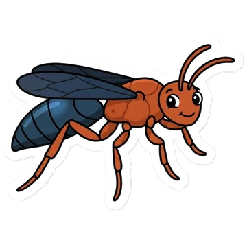 Kleeps: Rusty spider wasp