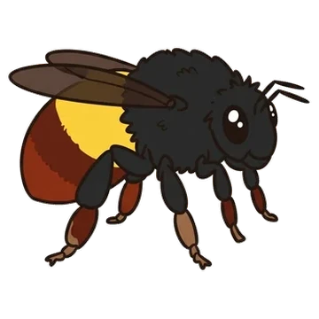 Sticker of Short-faced bumble bee
