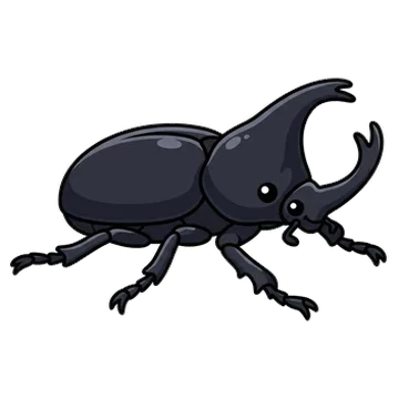 Sticker of Siamese rhinoceros beetle