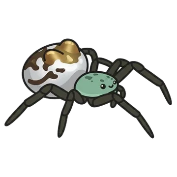 Sticker of Silver orb spider