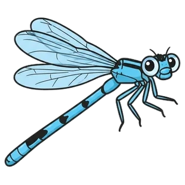 Sticker of Skimming bluet