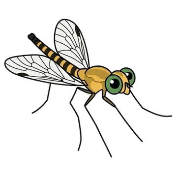 Sticker of Small fleck-winged snipefly