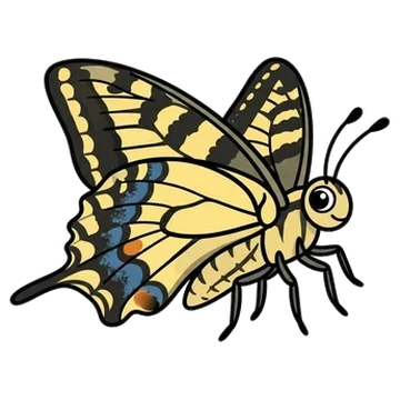 Sticker of Southern swallowtail